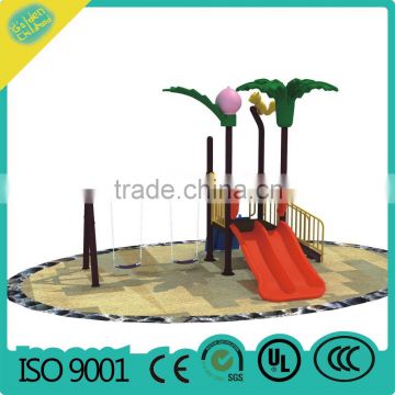 swing slide combination single slide with swing outdoor playground combination