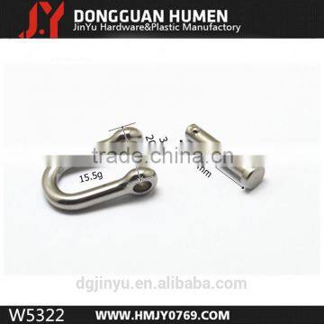 Stainless Steel Shackle Clasp , Round Head Screw d Shackle photo-3