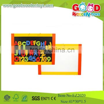 2015 New Item dry erase with letters and numbers, Wooden Board Toys For Kids