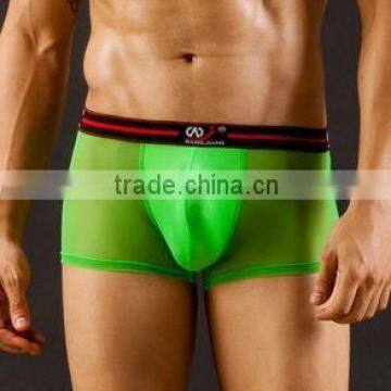 Eropean Transparent Hot Sexy Picture Boys Boxer Underwear Lycra Comfortable Mid Waist Boxer Short Underwear photo-3