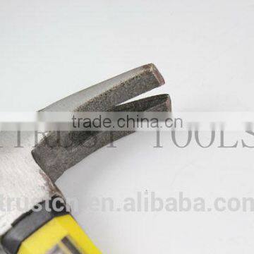 Right Angle Claw Hammer With Yellow Plastic Handle HM1012 photo-2