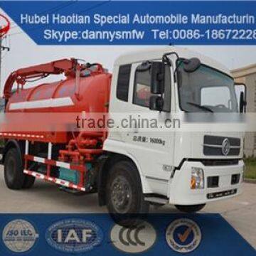 Dongfeng new vacuum sewer suction truck fecal tank truck cleaning car