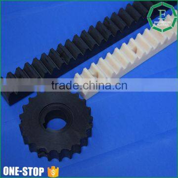 Guangzhou Engineering Plastic Injection Moulded Pa66 Polyamide Ertalon Nylon Helical Rack Gear photo-3