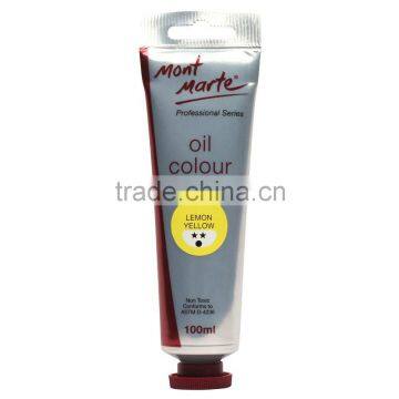 Mont Marte Oil Paint 100mls - Lemon Yellow