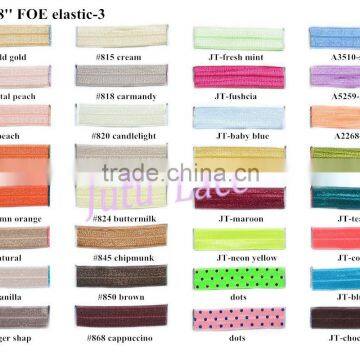 Fashion Soft Elastic Band for Garment - Pearl Center Flower Headbands- Flat Stretch Band- Wholesale Kids Headwear photo-3