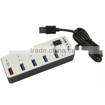 High Speed 4.8Gbps 4 Port USB 3.0 Charging HUB