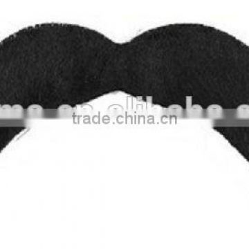 BLACK FAKE MOUSTACHE FANCY DRESS PARTY JOKE MU502