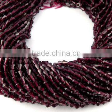 1 Strand Natural Garnet Faceted Drops Gemstone Rondelle Beads 4x5mm 14" Long Strands,Jewelry Making Beads Strand
