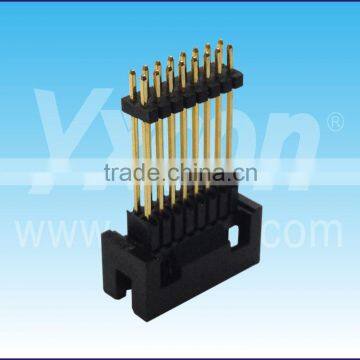 Dongguan SGS certificate pitch 2.0mm triple layer dual row straight box header connector