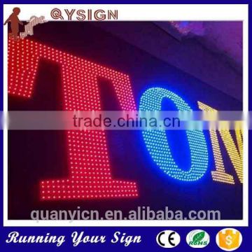 factory price led beauty salon signs punching letter signs