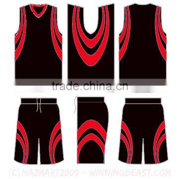 Polyester mesh Digital print sublimation custom basketball jersey