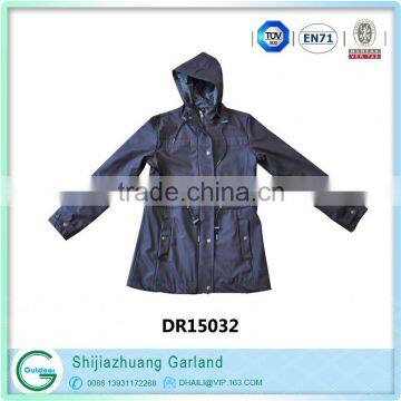 china supplier prices duck pattened pu rainwear