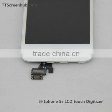 LCD display and touch screen digitizer full assembly for iphone 5s white