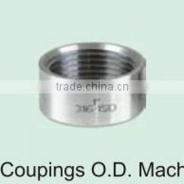 investment casting carbon/stainless steel pipe fittings couping machined