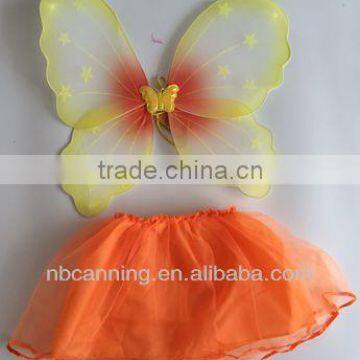 butterfly /fairy wing and yarn skirt carnival dress up party decoration wholesale