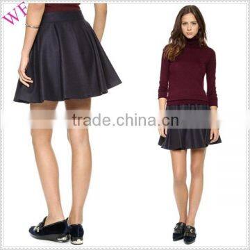 Wholesale latest circle skirt design turkey sexy girls schools skirts