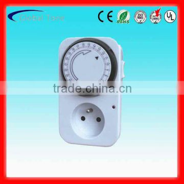 GT3-2102 French type 3500W mechanical timer switch with CE