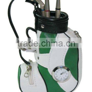 Advertising Clock Golf Gift Set With Metal Ball Pen photo-3