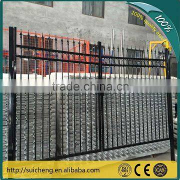 Guangzhou factory wrought metal fence door/palisade fence door