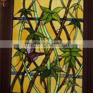 P-5 Tiffany Panel Wholesale Stained Glass Tiffany Windows Tiffany Fireplace photo-2