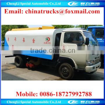 ISO9001 SGS CCC SONCAP 4m3 road cleaning sweeper truck dongfeng chassis left hand drive