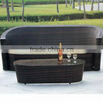 Rattan Wicker Outdoor Garden 3 Seater Sofa Set photo-4