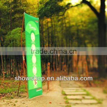 Patent design high quality manufacturer bamboo X- banner 80*220cm