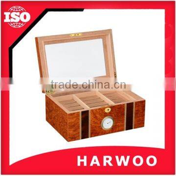 Factory supplier wood humidor with window