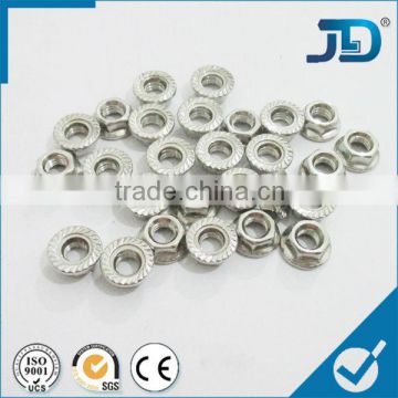 stainless steel Hexagon nuts with flange