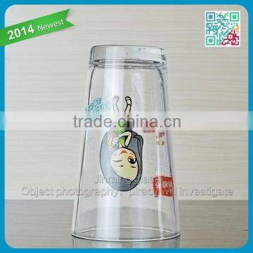 Famous Brand Beverage Pint Glass Cup Cold Juice Drinking Glass Pint Cup Funny Logo Drinking Orange Juice Pint Cup of Glasses photo-3