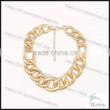 wholesale gold plated fashion statement link chain