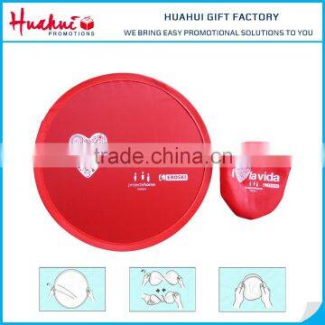 New Design Flexible Nylon Foldable Frisbee With Pouch