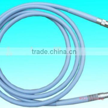 medical silicone fiber optic cable with wolf adapter