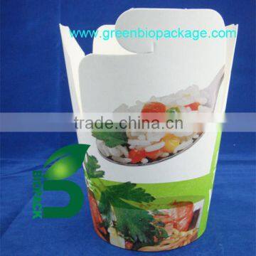 Disposable paper noodle box lunch box