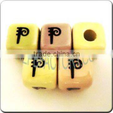 Alphabet Ceramic Beads