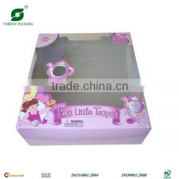 Paper Gift Box With Clear Pvc Window