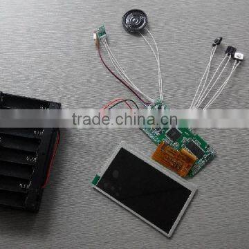 Newest 4.3 inch LCD video module for greeting cards