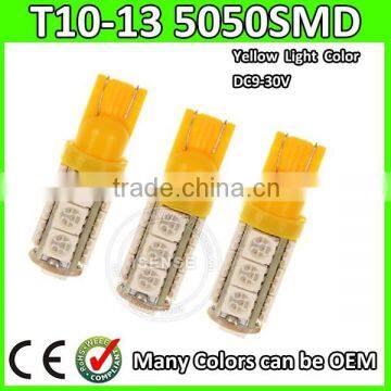 2015 New T10 2825 194 168 W5W WEDGE 5050 3CHIPS dashboard light T10 5050 13SMD t10 5w5 bulbs t10 bulbs