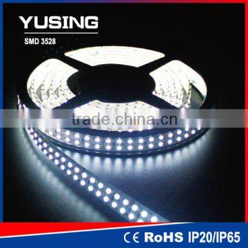 12Volt 24 Volt 2x120 LEDs/Meter 3528 SMD Flexible CE RoHS LED Strip