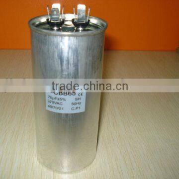 70uf Aluminum Case motor run capacitor especially for air conditioner
