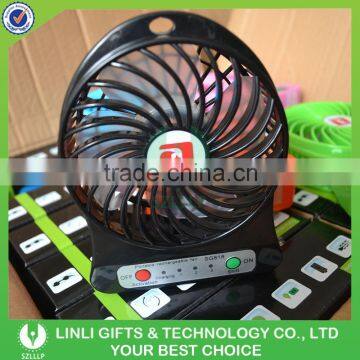 Mini USB Fans Personal Mini Fan Portable Rechargeable Handheld Fan With LED Light