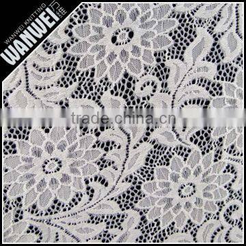 Chrysanthemum Flower Elastic Bright Fabric Manufactur Selling Spandex Nylon Lace Fabric Wholesale K-166 photo-2