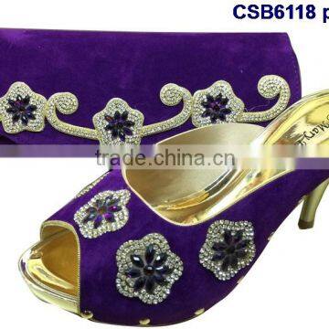 CSB6118 2016 The Latest Fashion Woman Italy Style High Heel Sandal Shoes With Fashionable Bags photo-3