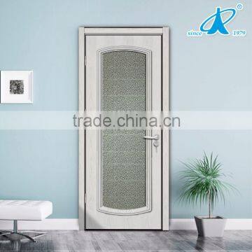 exterior solid carved louvered wooden door