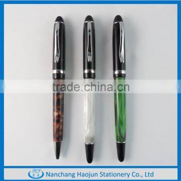 Multicolor Taste Luxury Acrylic Metal Gift Ball Pen for free sample