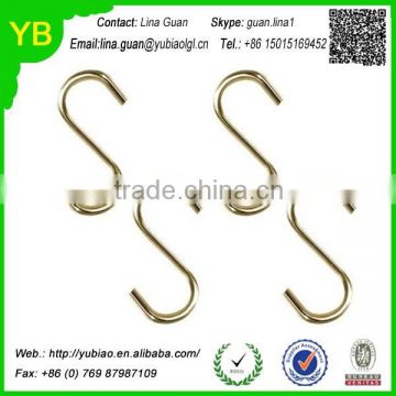 Custom brass s hook made in china