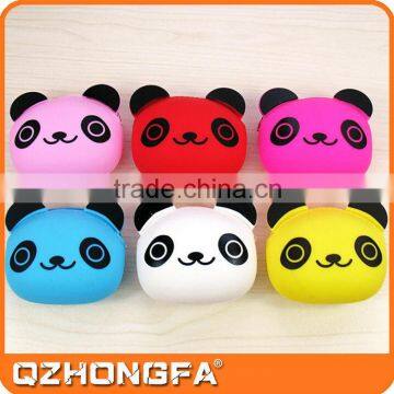 New Design Panda Silicone Smart Coin Wallet Durable Silicon Coin Pouch