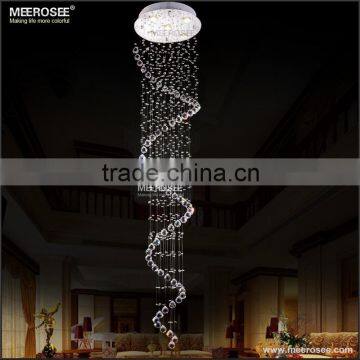 China Supplier Decorative Long Ceiling Lihgt Modern Lighting Crystal for Staircase MD2365 photo-2