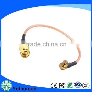 RF cable SMA male to MCX male with 30cm RG316