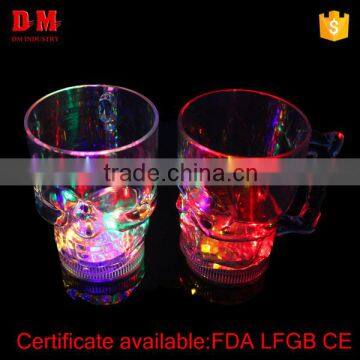 14OZ manufacturer attractive recycling led plastic halloween skull cups